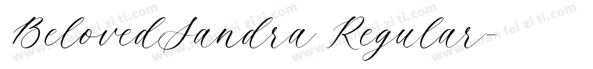 BelovedSandra Regular字体转换